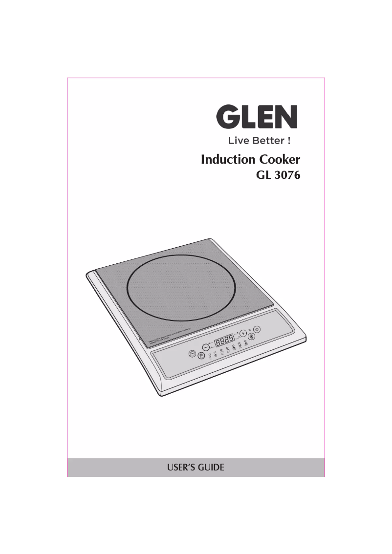 Page 1 of the manual User Manual Glen GL 3076