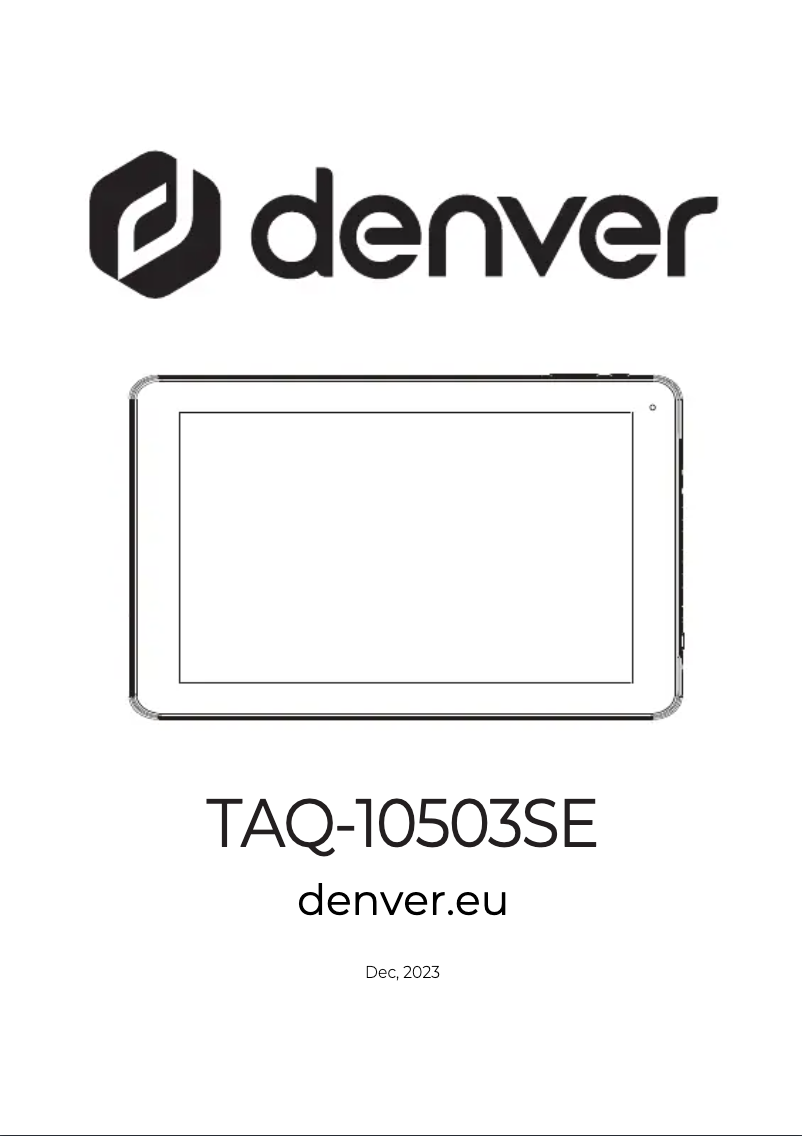 First page image of the manual for TAQ-10503SE