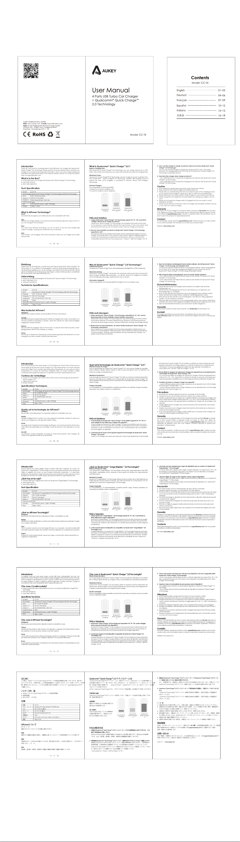 Image de la première page du manuel de l'appareil CC-T4