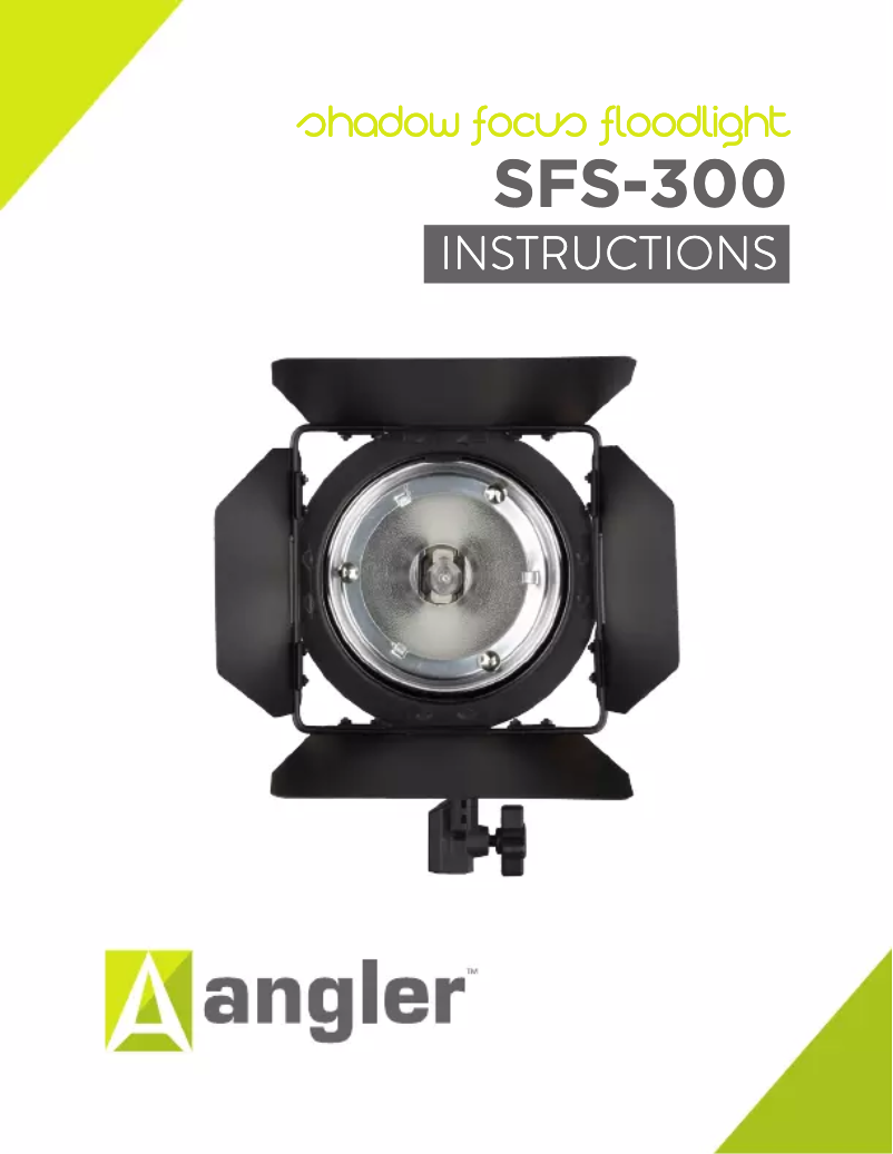 First page image of the manual for SFS-300