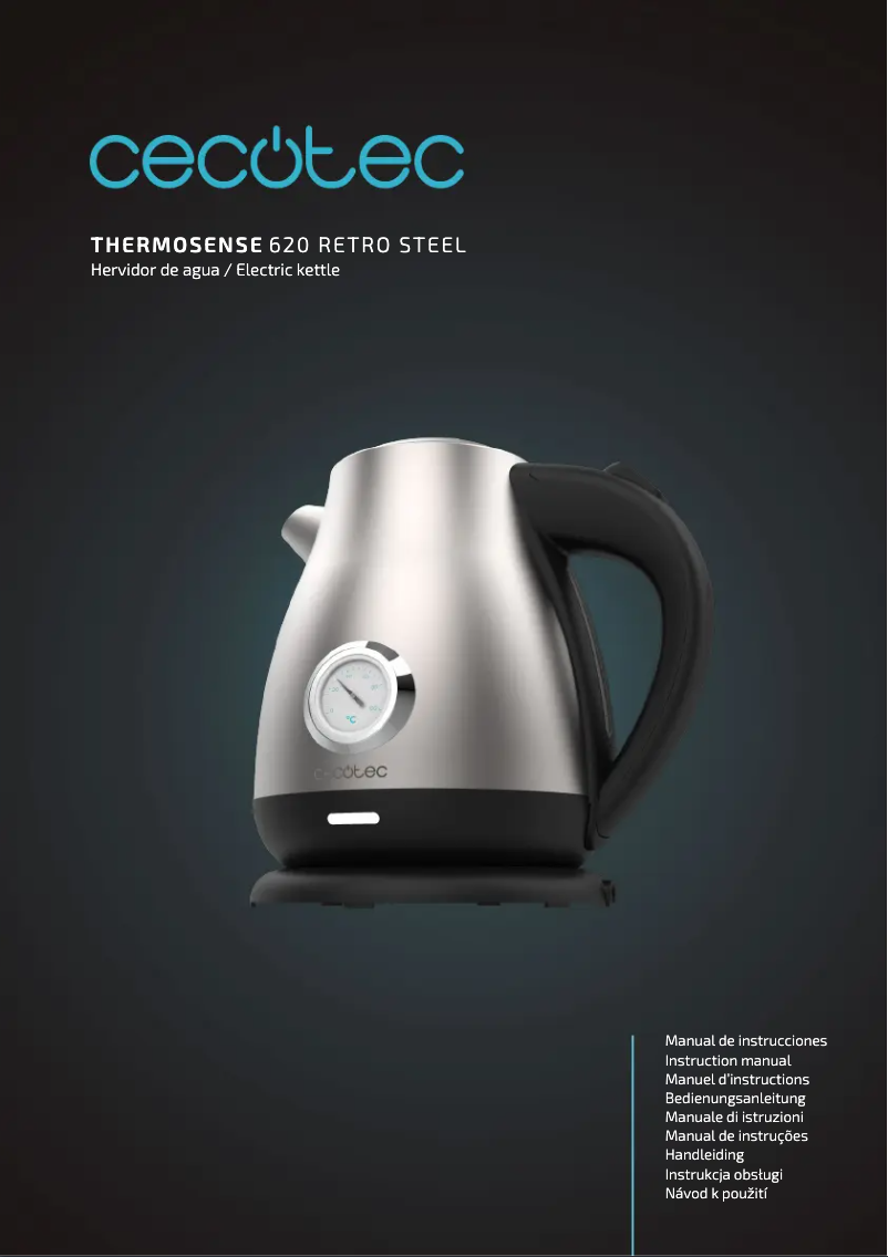 Image de la première page du manuel de l'appareil Thermosense 620 Retro Steel