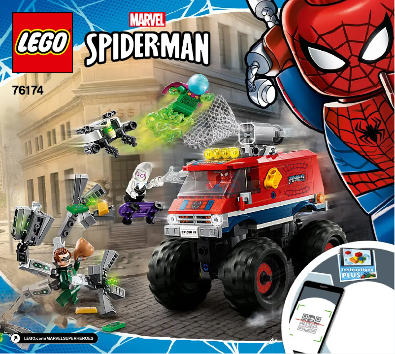 Page 1 of the manual User Manual Lego Marvel Spiderman 76174