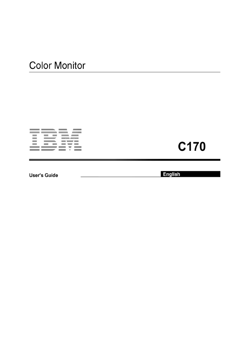 First page image of the manual for TC170H