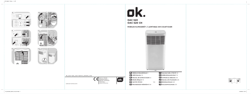 First page image of the manual for OAC 520 CH