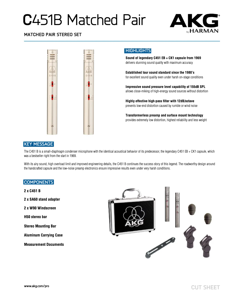 First page image of the manual for C451 B