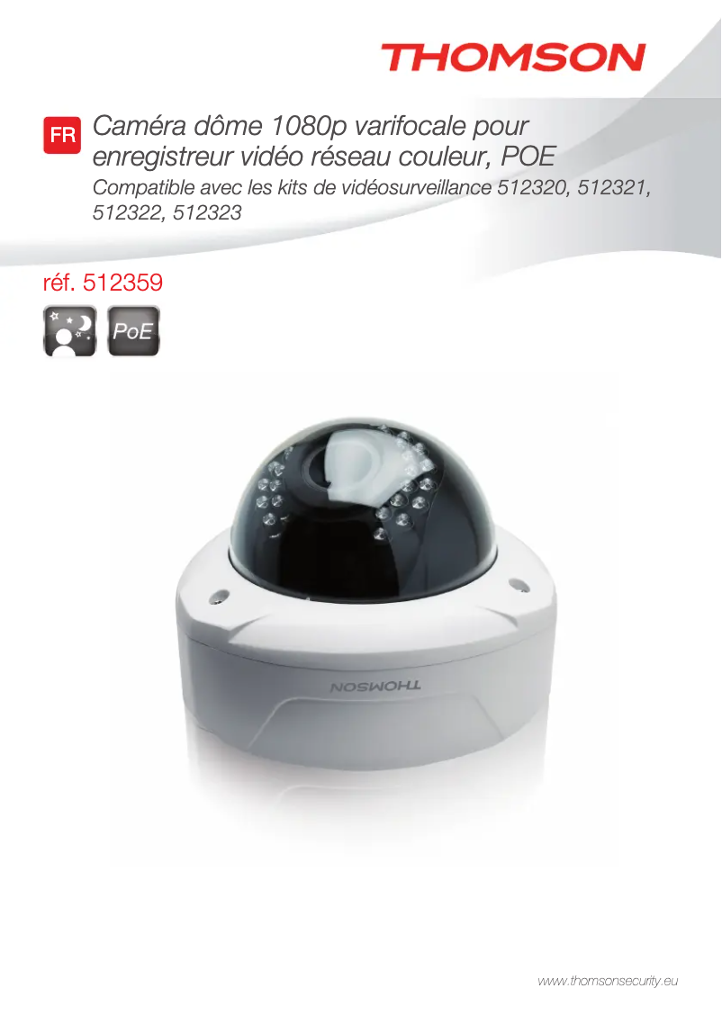 Page 1 of the manual User Manual Thomson 512359