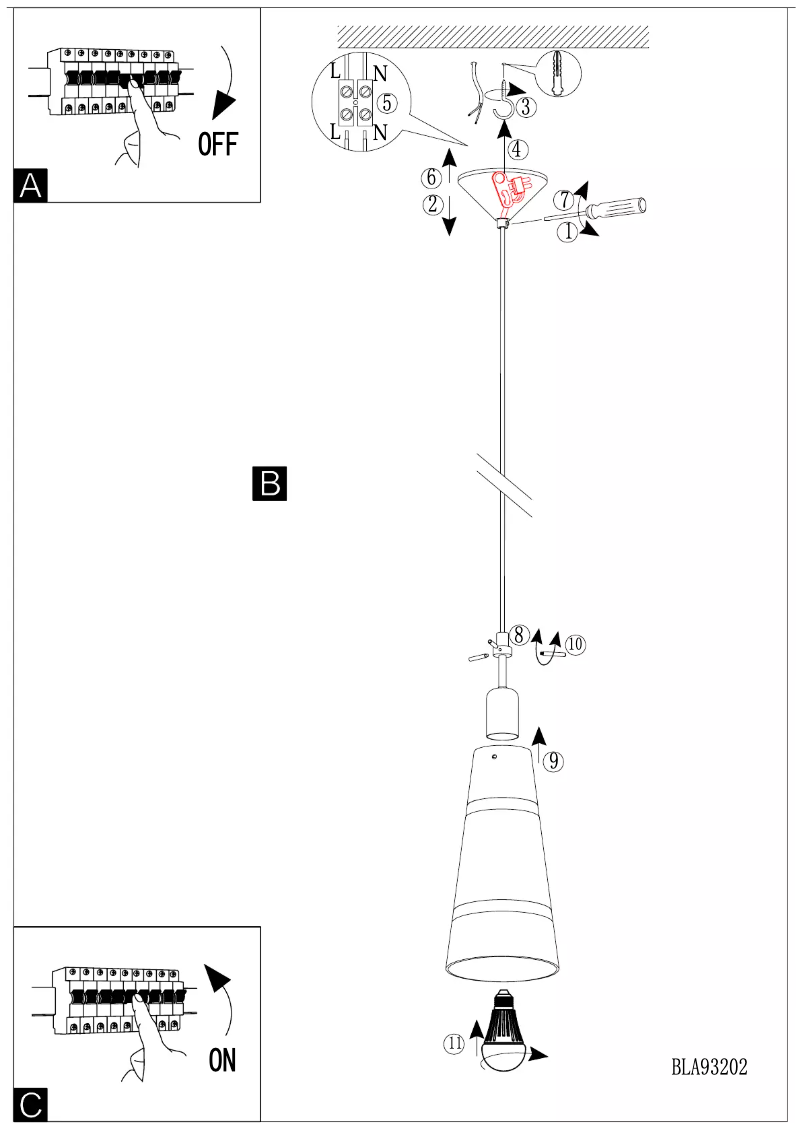 First page image of the manual for Noria 1