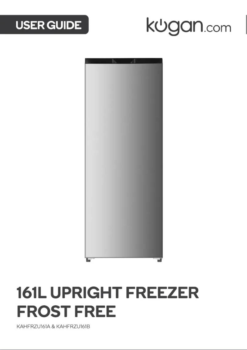 First page image of the manual for KAHFRZU161A