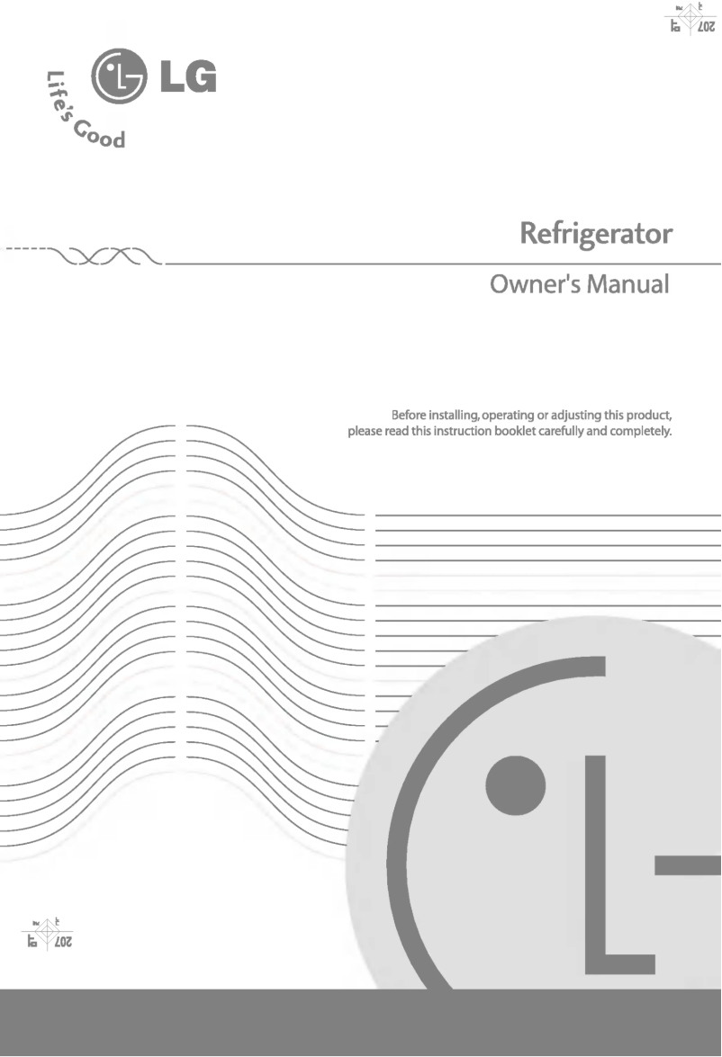 Page 1 of the manual User Manual LG GR-E2TTI
