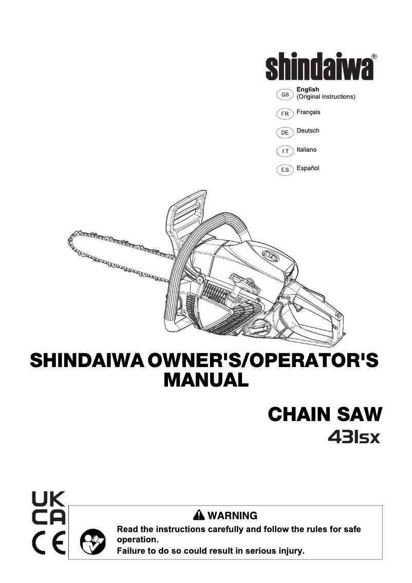 First page image of the manual for 431SX