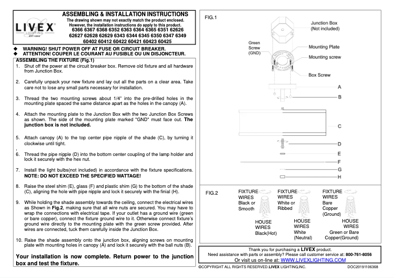 First page image of the manual for Park Ridge 6352-91