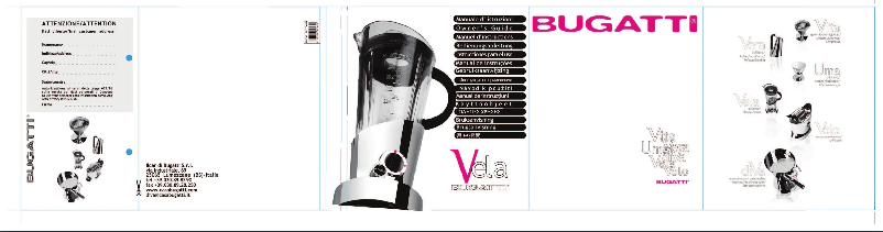 First page image of the manual for Vela