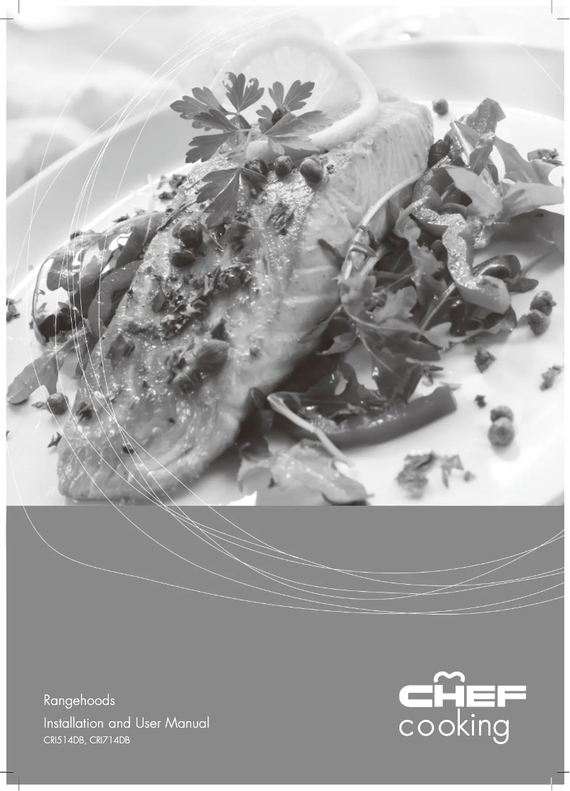 Page 1 of the manual User Manual Chef CRI514DB