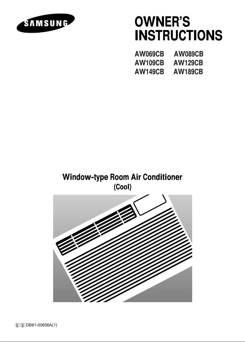 Page 1 of the manual User Manual Samsung AW149CB/XAA