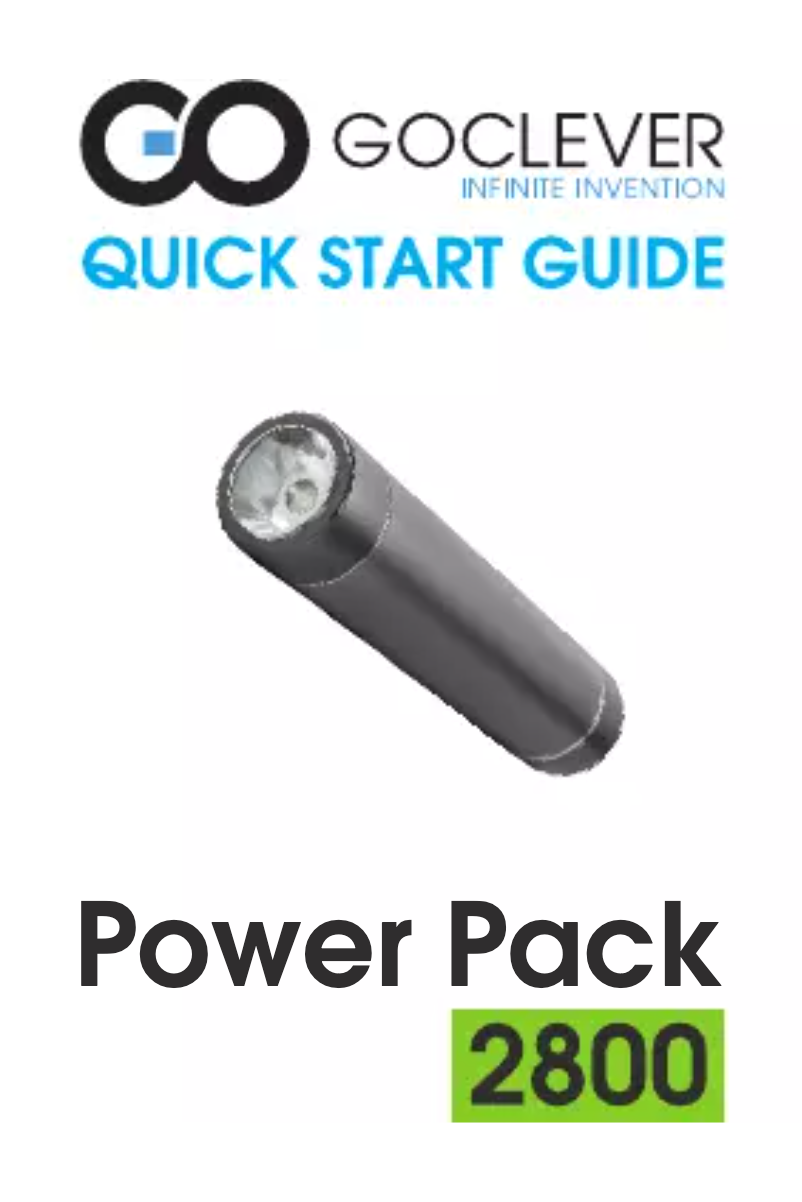 First page image of the manual for GCPP2800