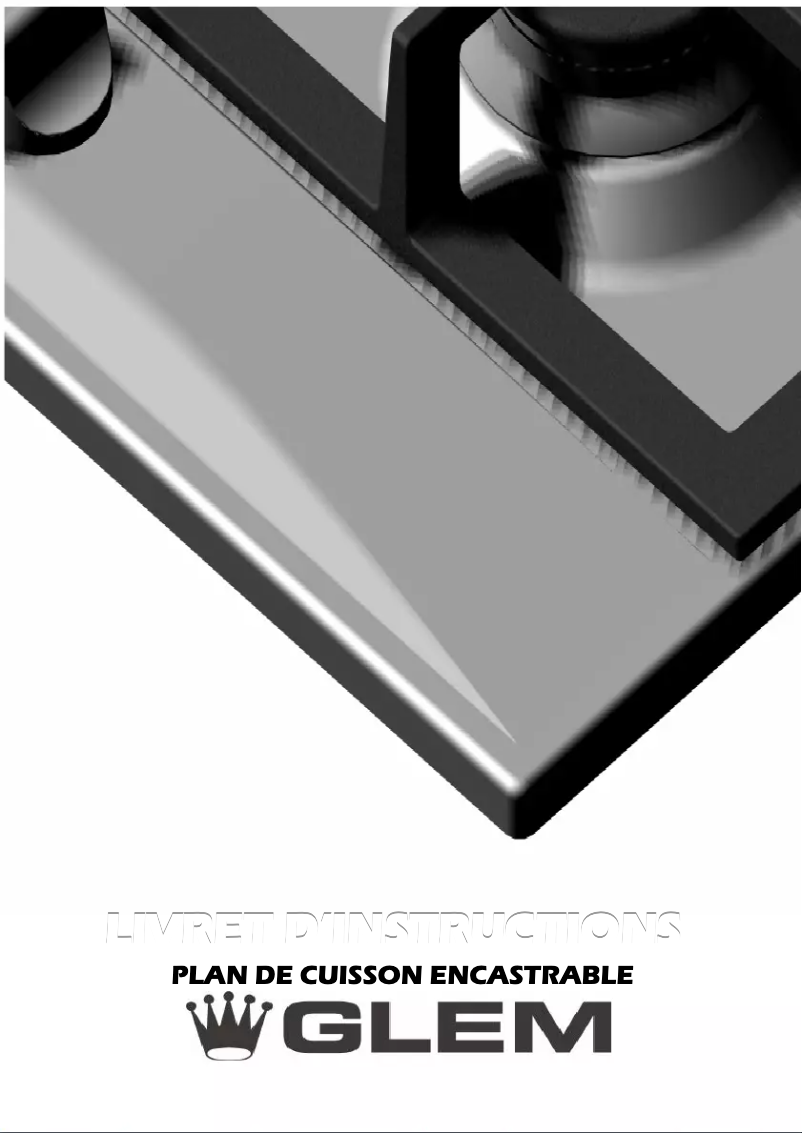 Page 1 of the manual User Manual Glem Gas GTL64WH