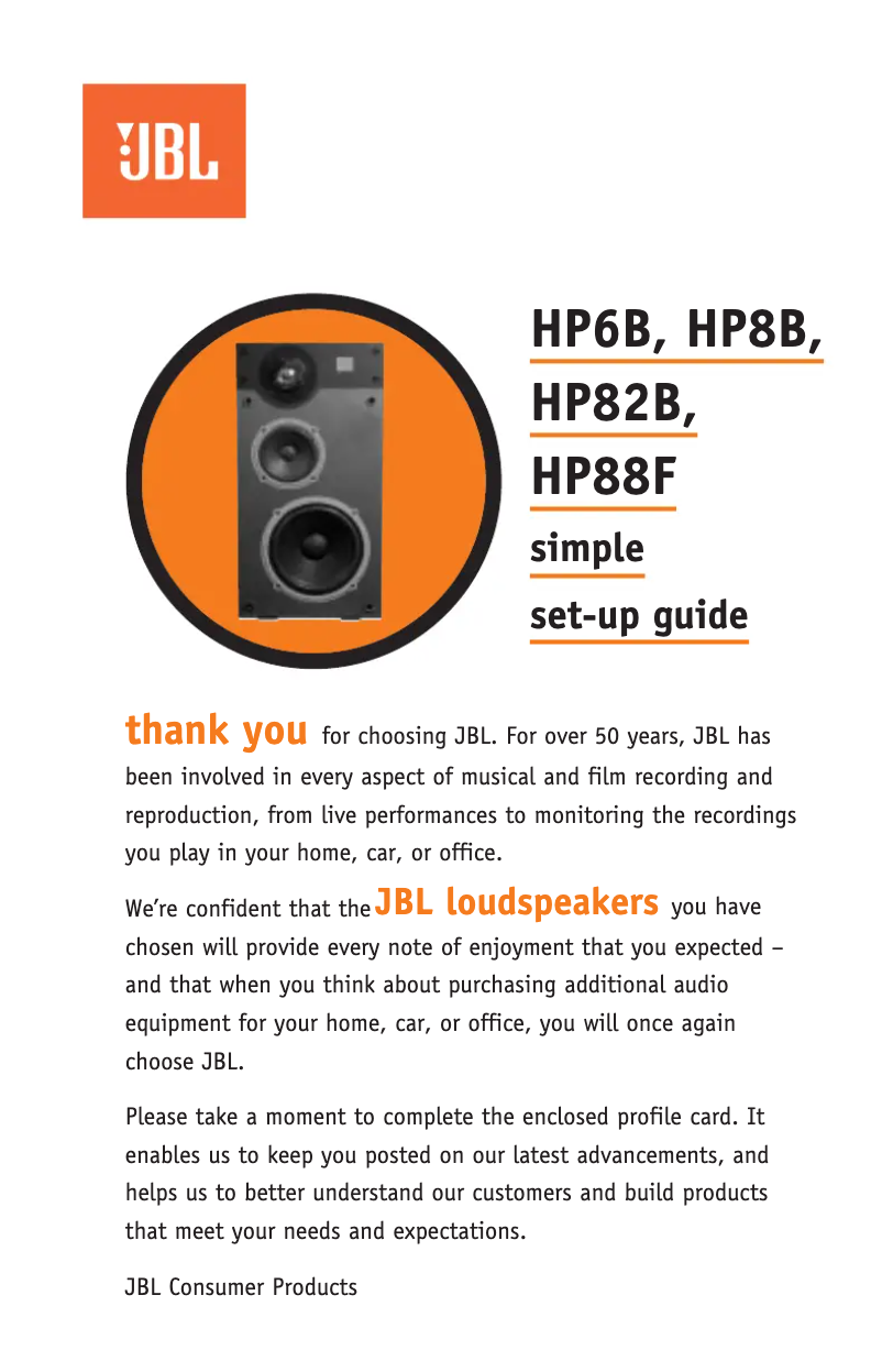 First page image of the manual for HP82B