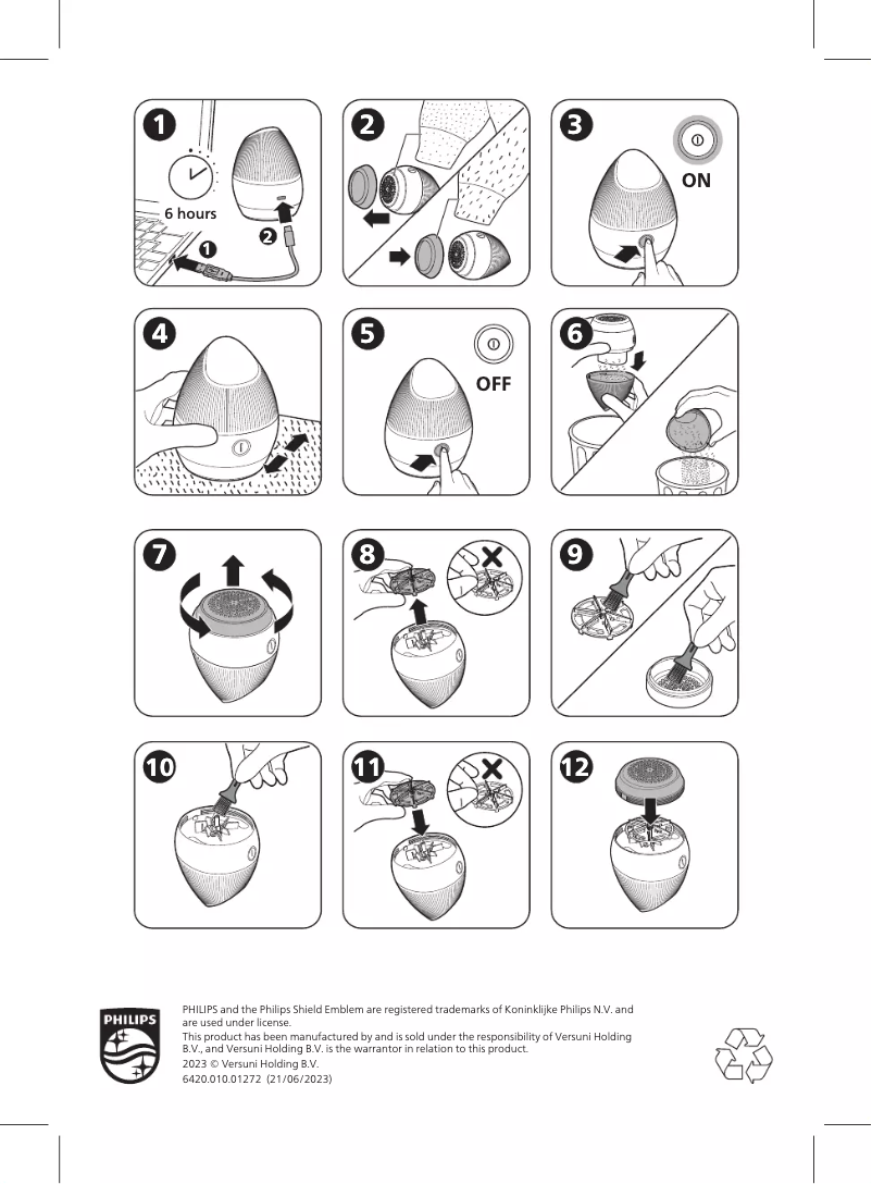 First page image of the manual for GCA2100