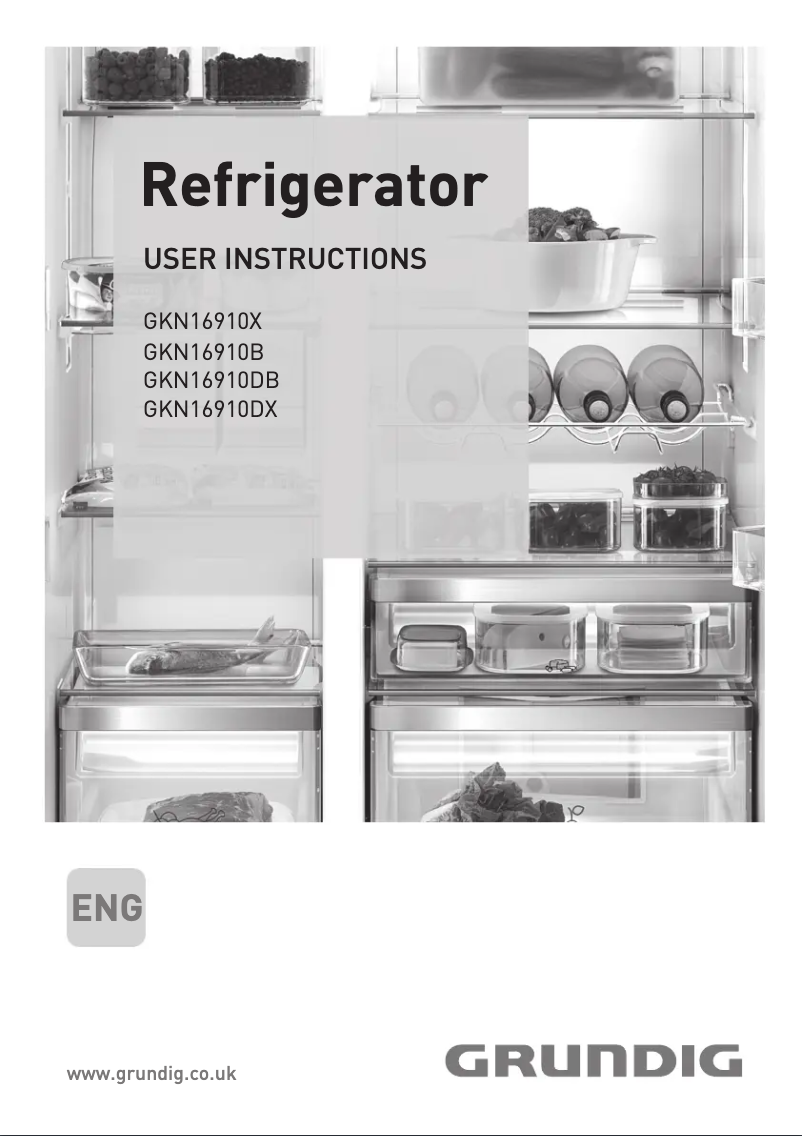 First page image of the manual for GKN 16910 DX