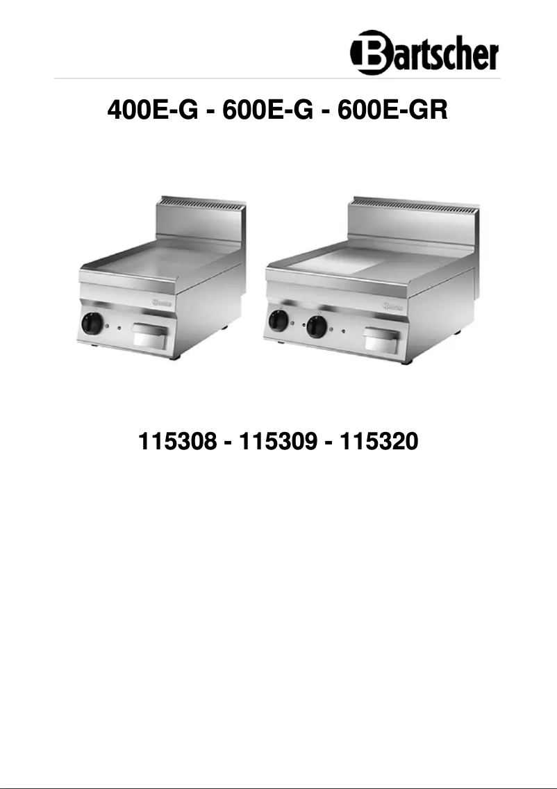 First page image of the manual for 650 400E-G