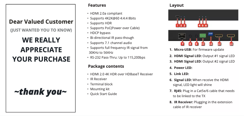 First page image of the manual for CE-H24P11-S1