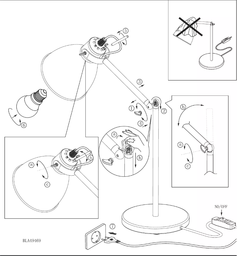 Page 1 of the manual User Manual Eglo Priddy
