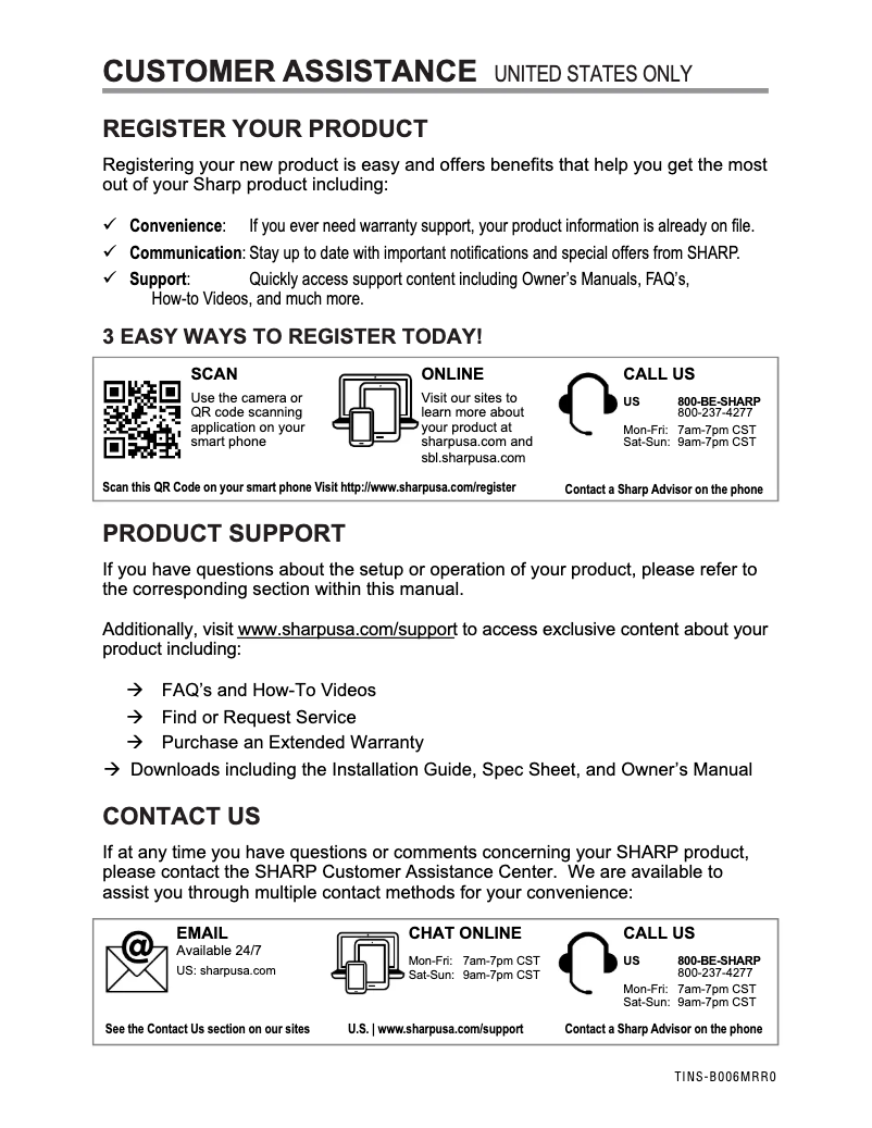 First page image of the manual for SMD2489ES