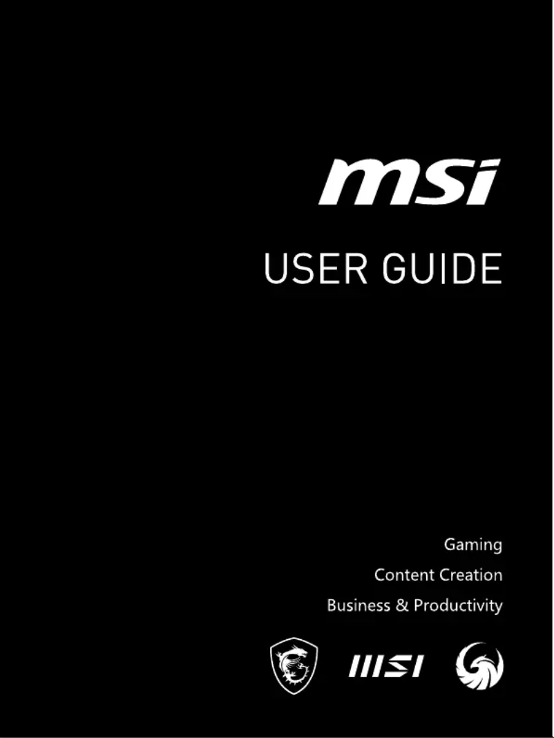 First page image of the manual for Vector GP77