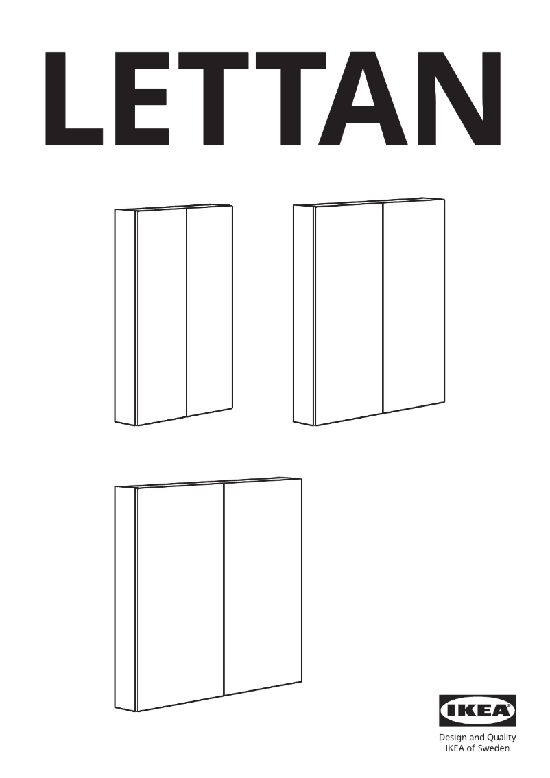 First page image of the manual for LETTAN 805.349.23