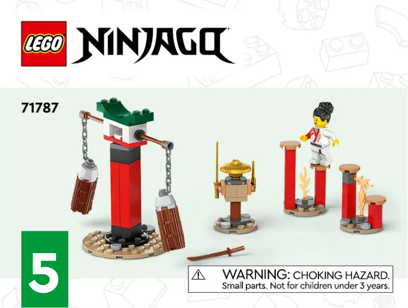 First page image of the manual for Ninjago 71787