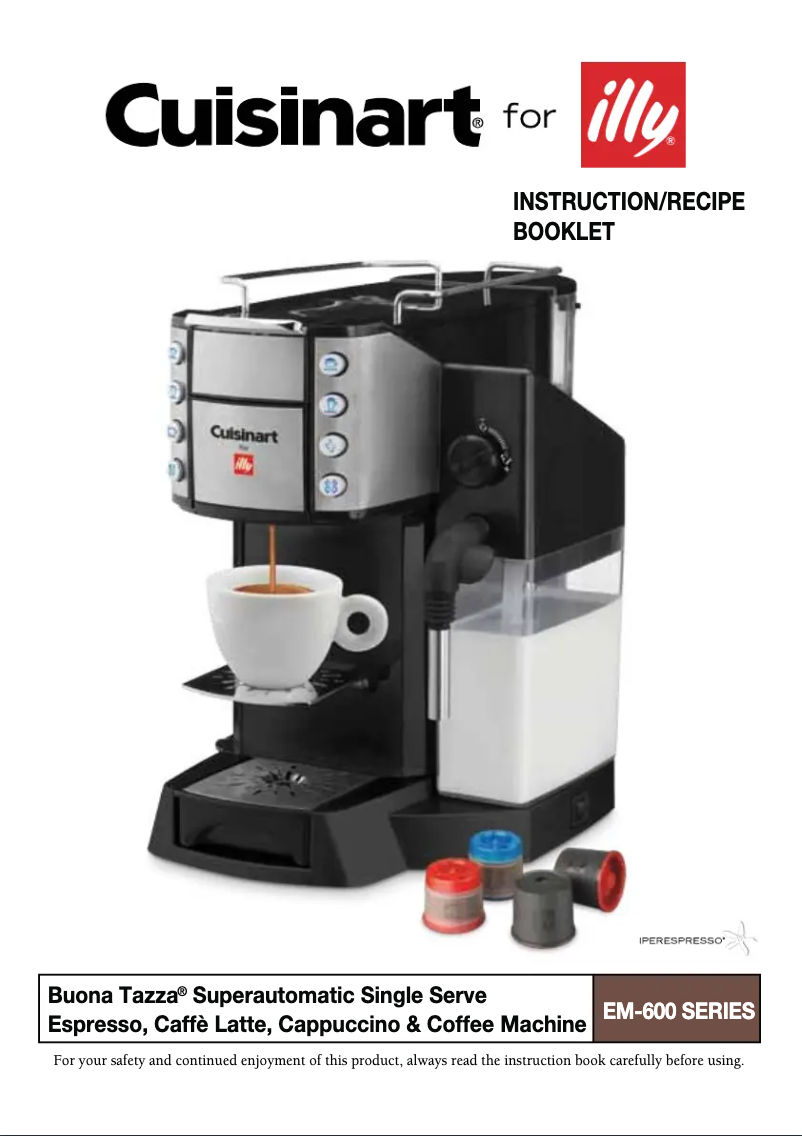 First page image of the manual for Buona Tazza EM-600