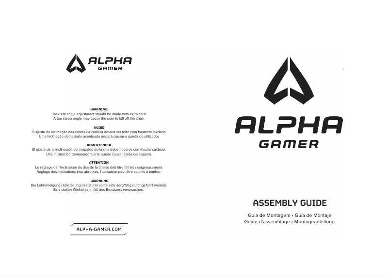 Page 1 of the manual User Manual Alpha Gamer Hydra