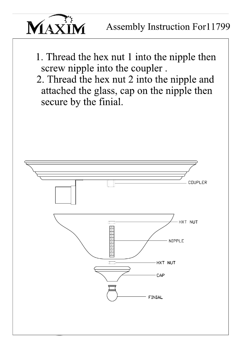 Page 1 of the manual User Manual Maxim 11799ICBK