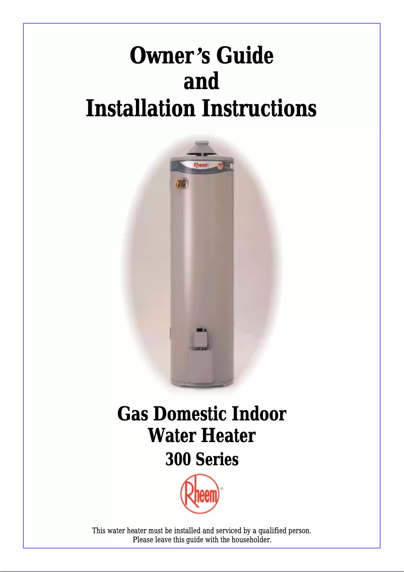 First page image of the manual for 300135