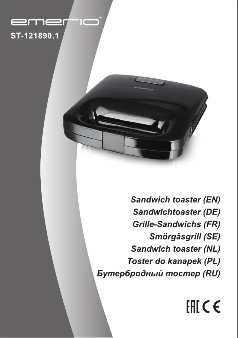 Page 1 of the manual User Manual Emerio ST-121890.1