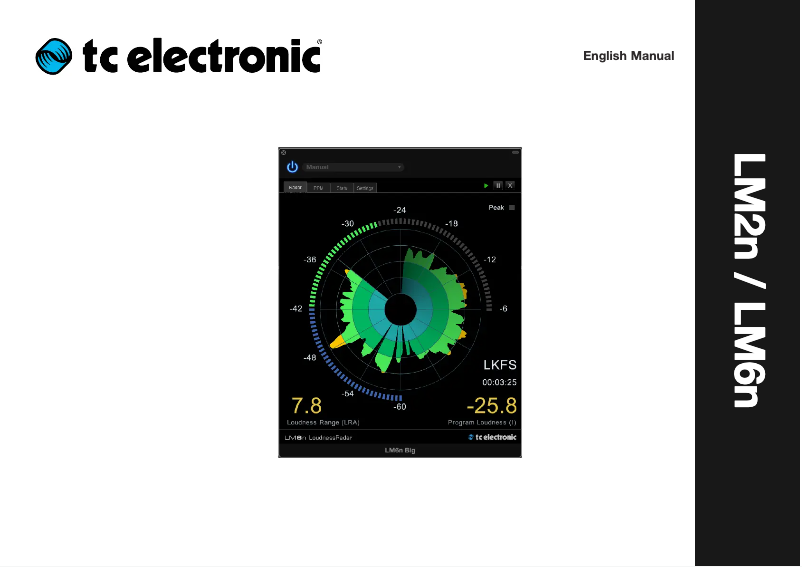 Page 1 of the manual User Manual TC Electronic LM1N