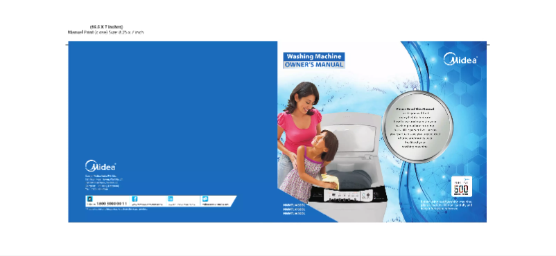 Page 1 of the manual User Manual Midea MWMTL065SOL