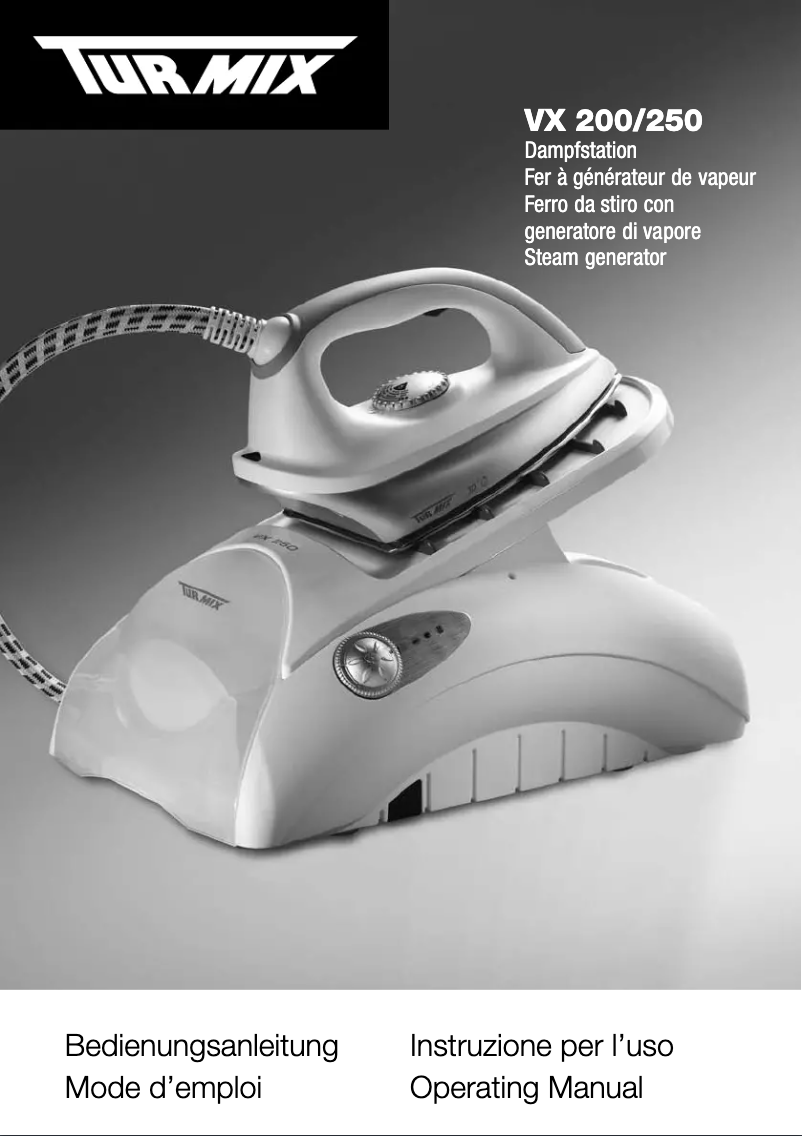 First page image of the manual for VX 200