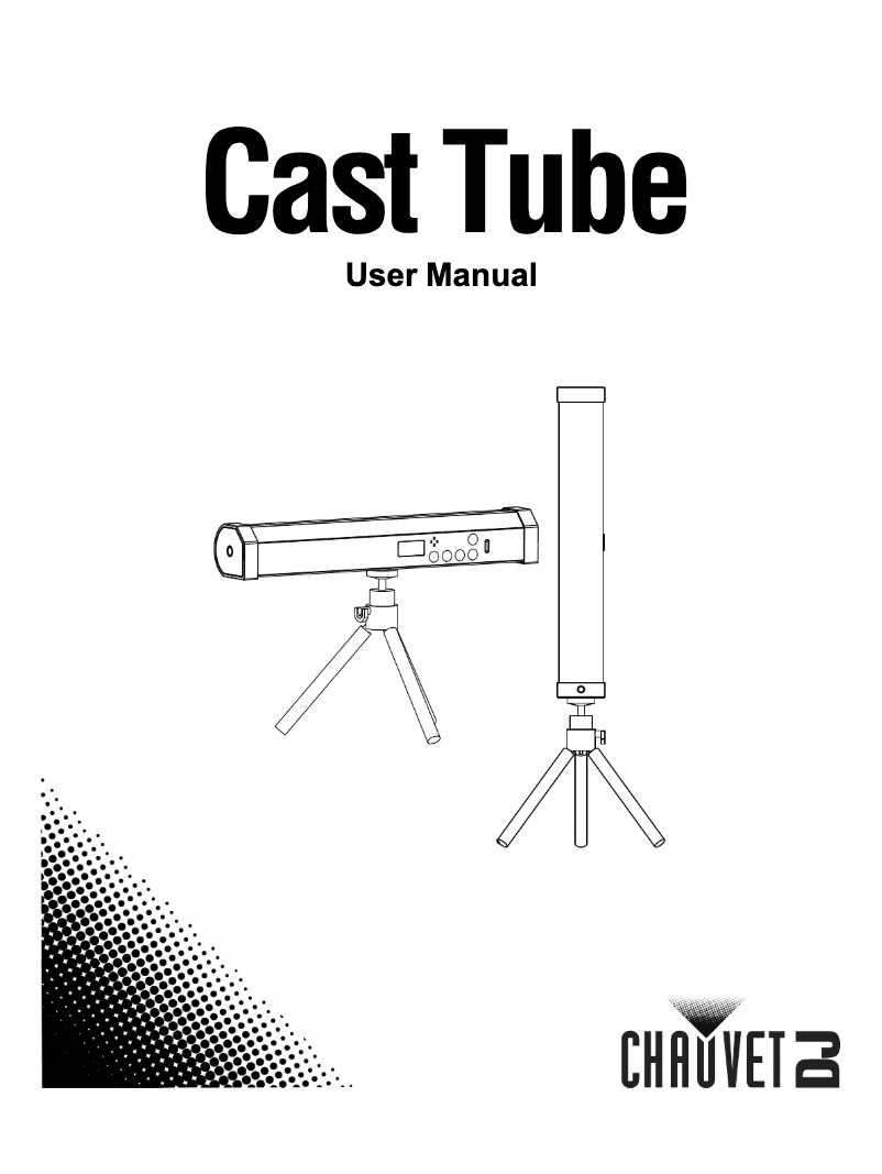 First page image of the manual for Cast Tube