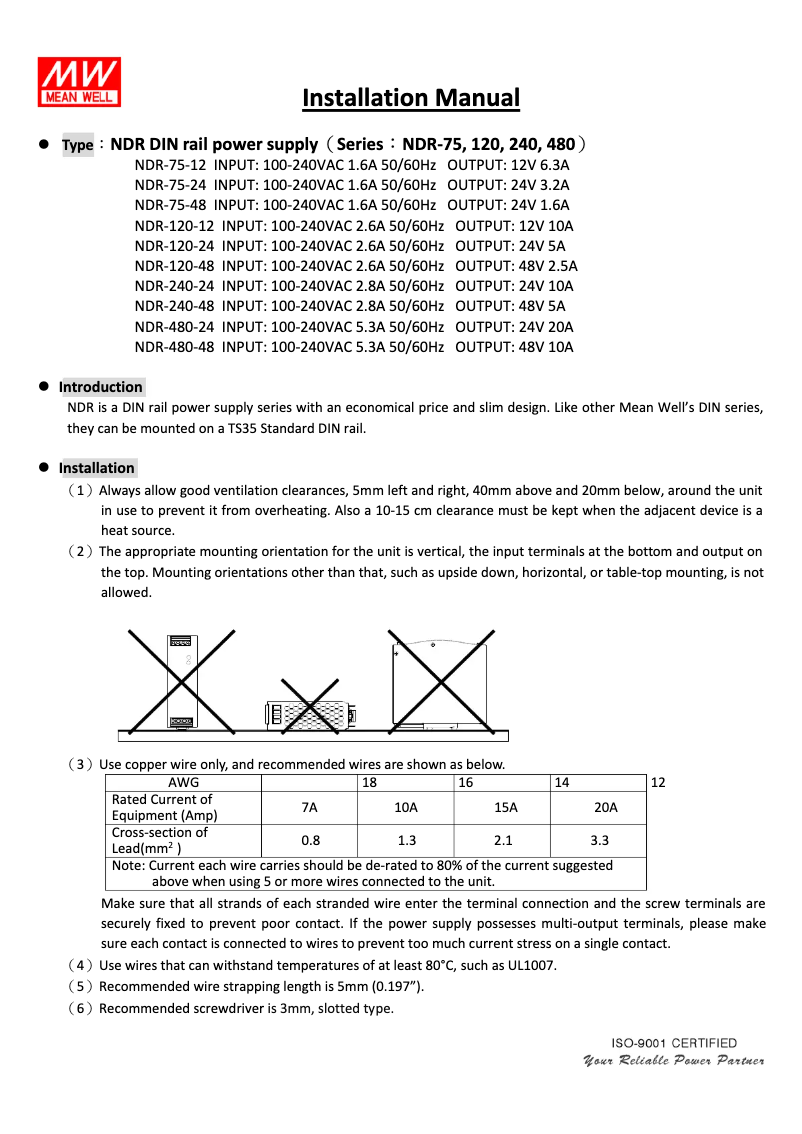 First page image of the manual for 508360