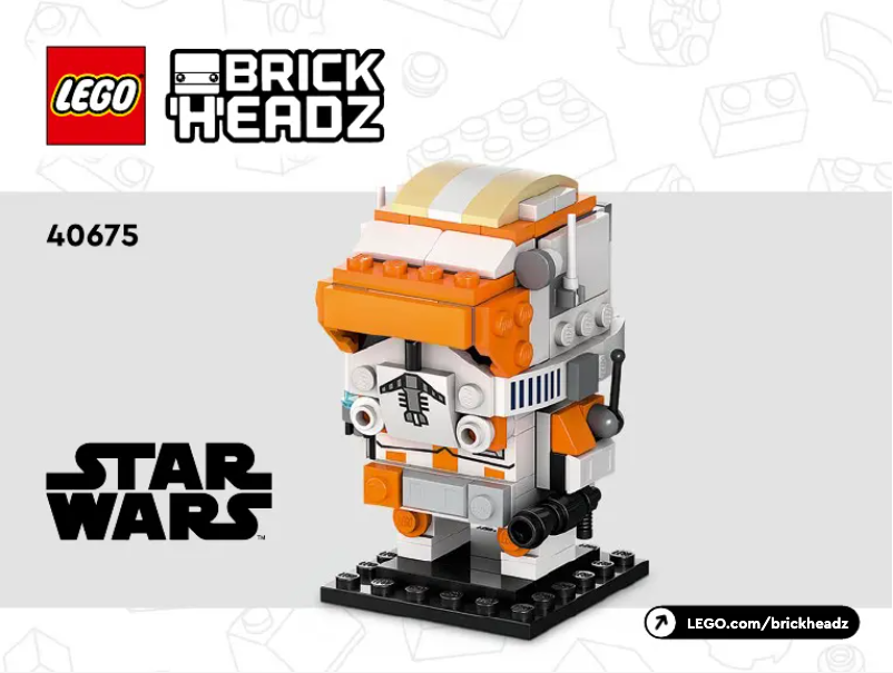 First page image of the manual for Brickheadz 40675