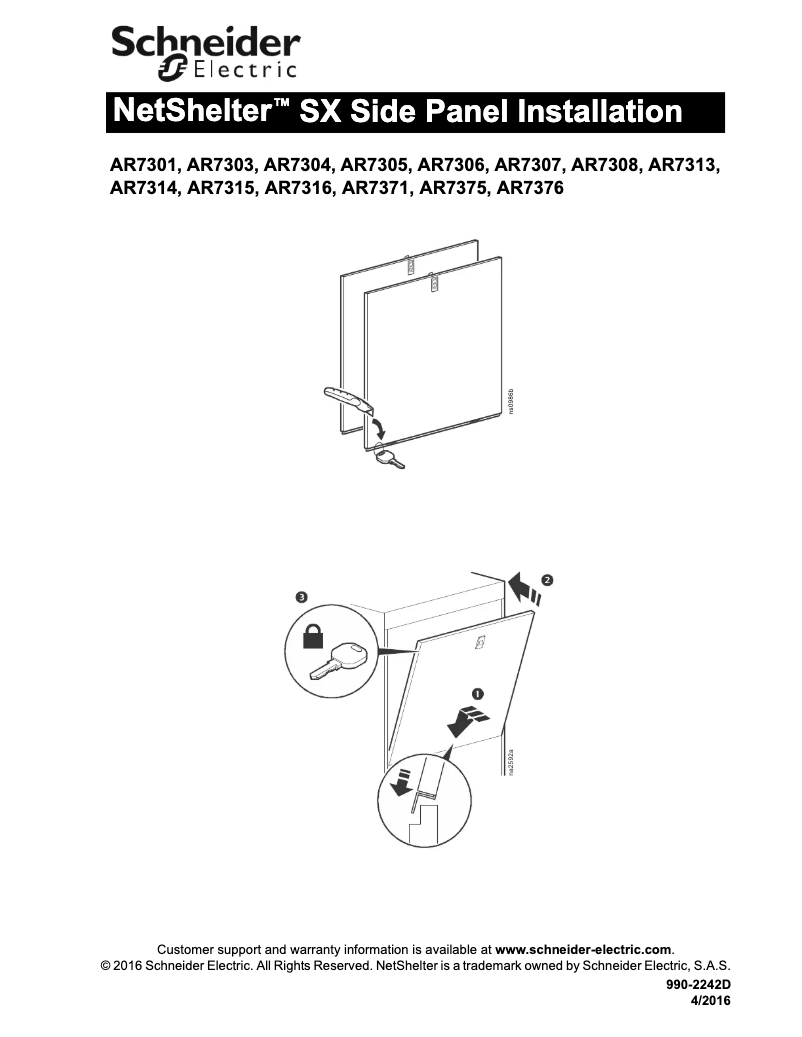 First page image of the manual for AR7303G