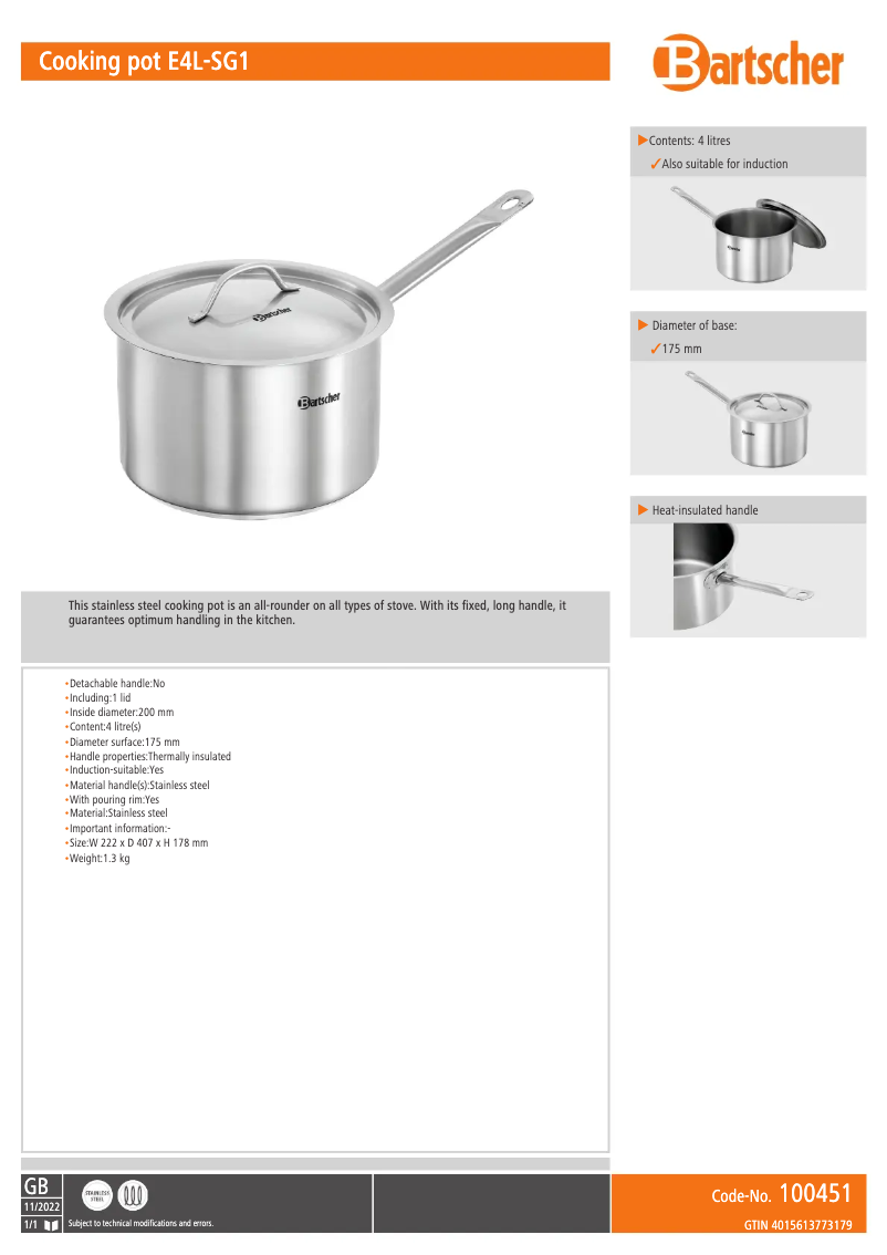 First page image of the manual for E4L-SG1