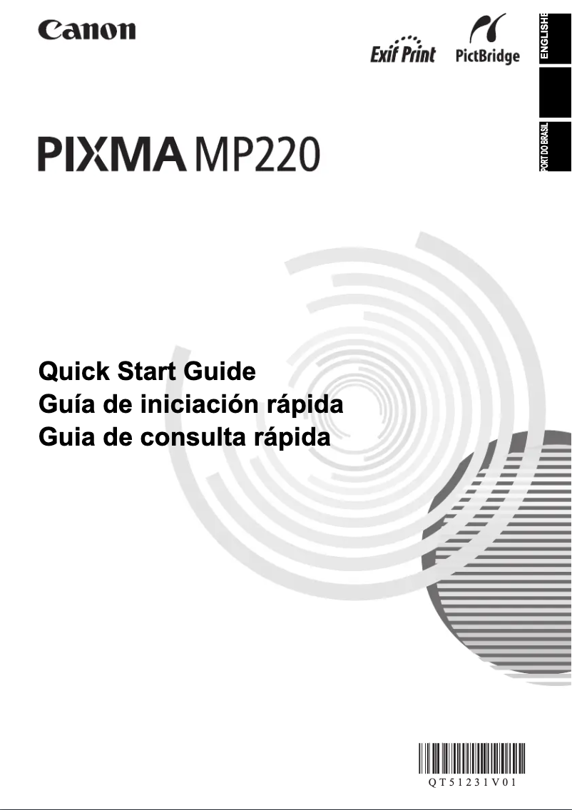 Page 1 of the manual User Manual Canon Pixma MP220