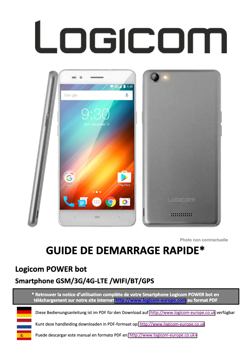 First page image of the manual for Power Bot