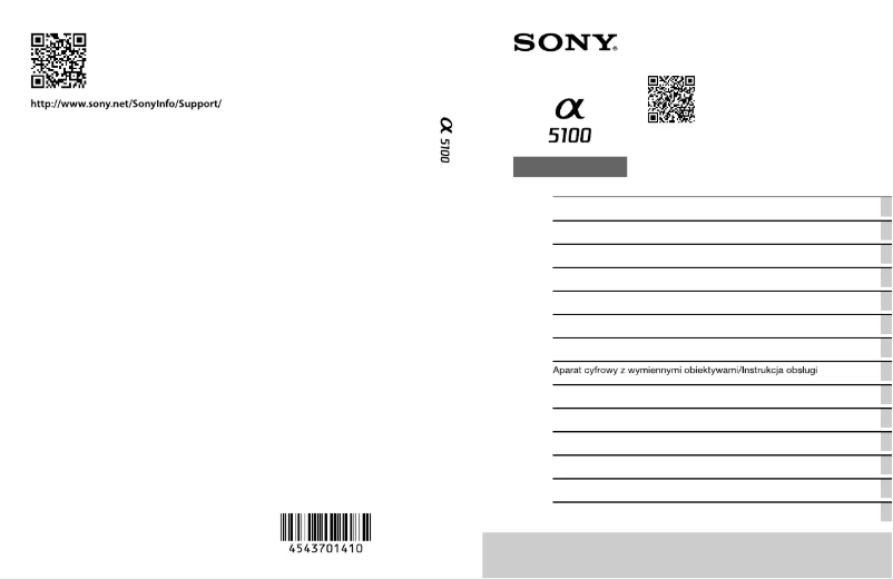 Page 1 of the manual User Manual Sony Alpha A5100
