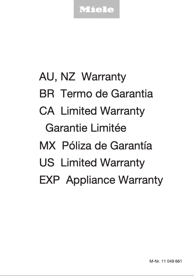 First page image of the manual for KM 7730 FR