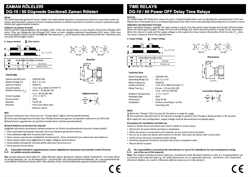 Page 1 of the manual User Manual ENTES DG-10