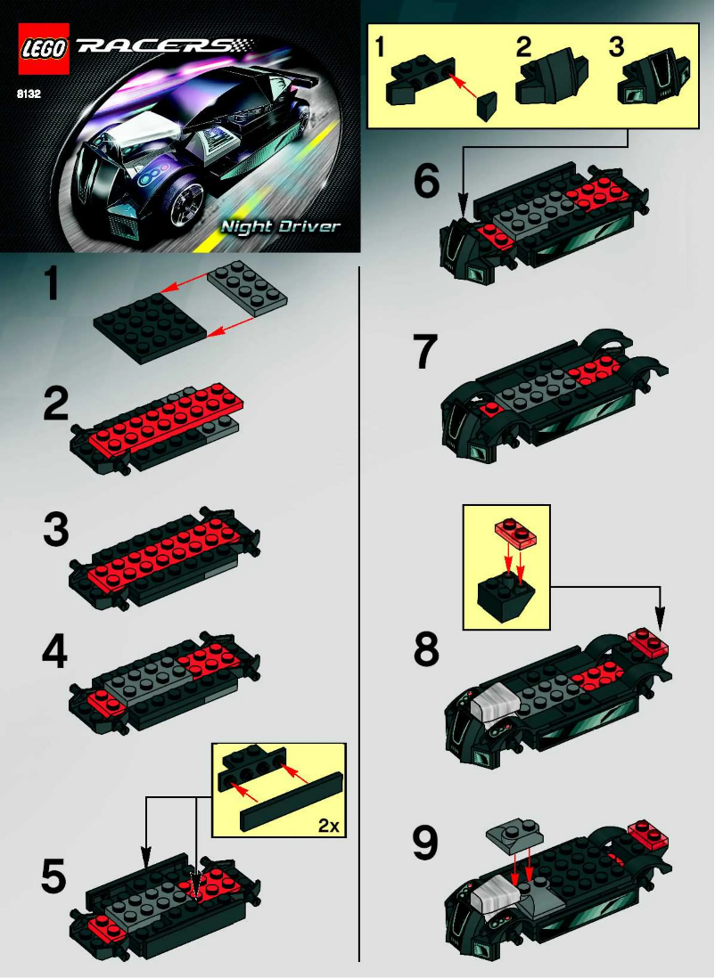First page image of the manual for Night Driver