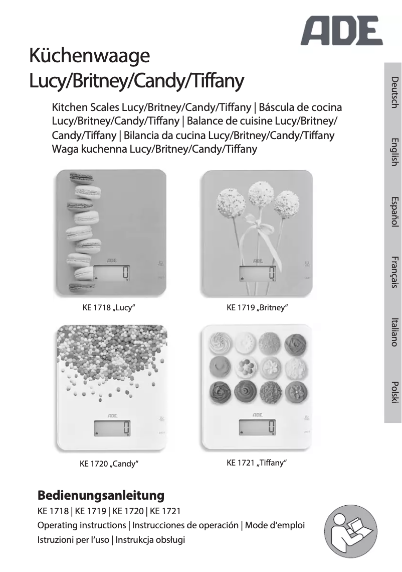 First page image of the manual for Candy KE 1720